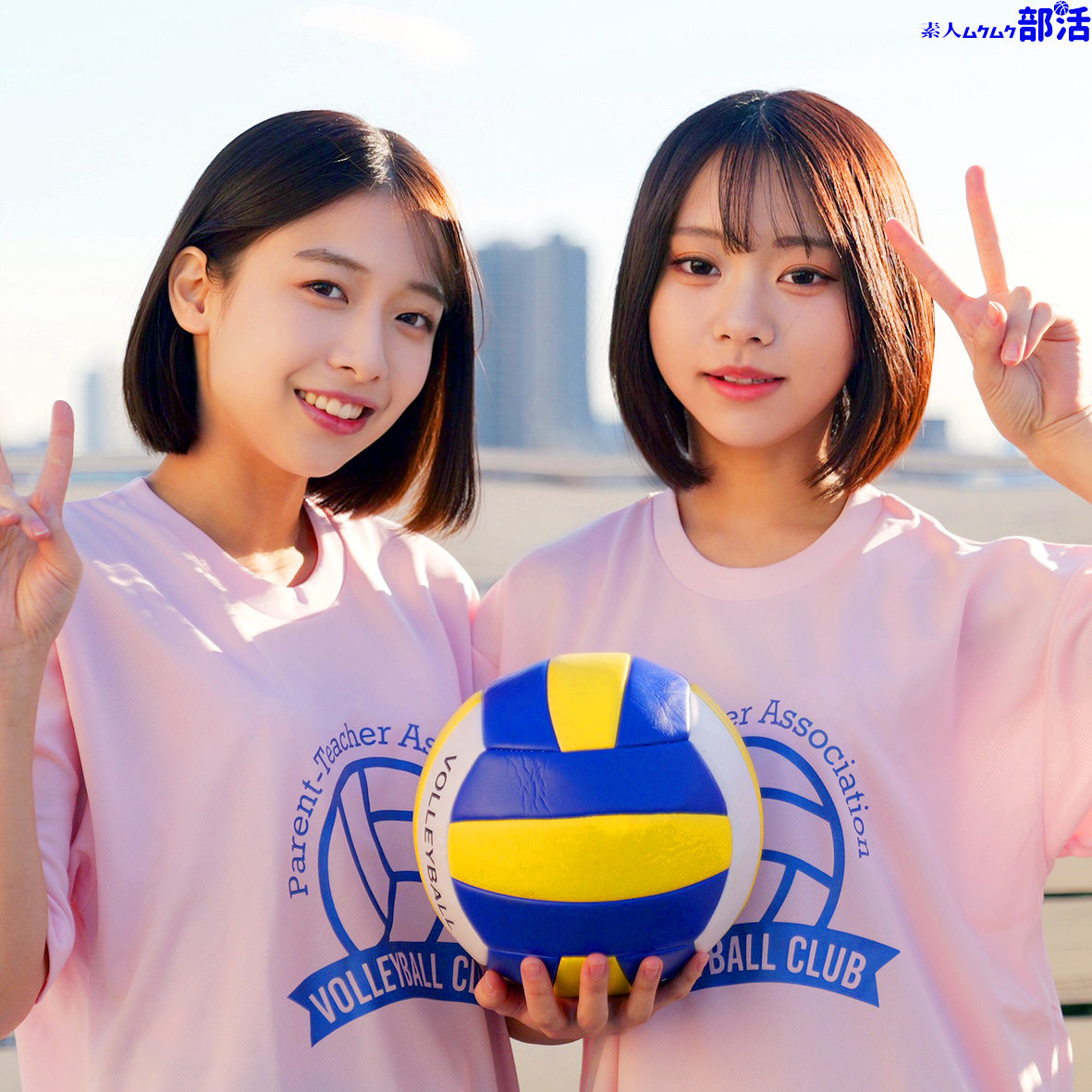 【湊波流】smub123｜はるちゃん＆いとちゃん｜素人ムクムク-部活-